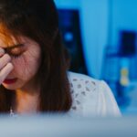 woman experiencing pms